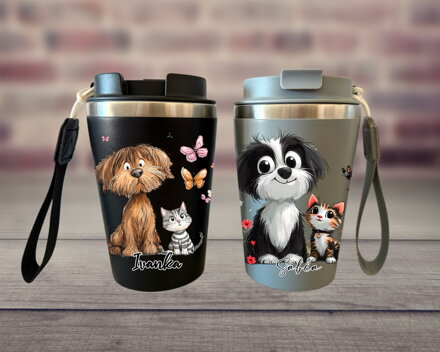 Pohárek na kávu Cat & Dog