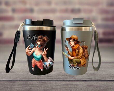 Pohárek na kávu Cestování žena