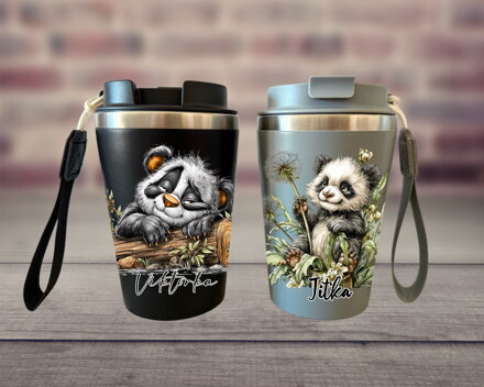 Pohárek na kávu Kreslená Panda
