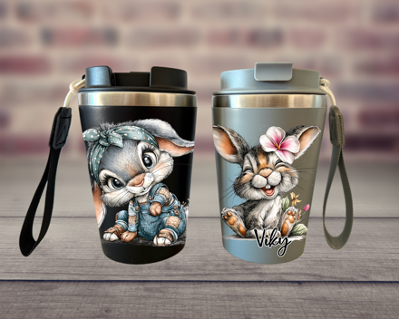 Pohárek na kávu Kreslený zajíček Pohárek na kávu Kreslený zajíček