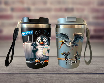 Pohárek na kávu Nešikovná zvířátka