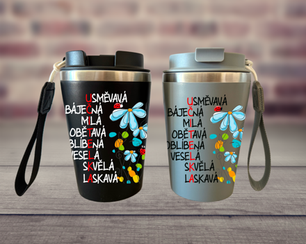 Pohárek na kávu Učitelka kytky Pohárek na kávu Učitelka kytky