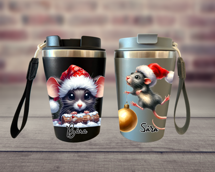 Pohárek na kávu Vánoční Myška Pohárek na kávu Vánoční Myška