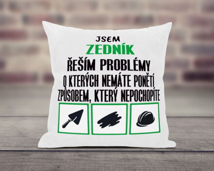 Polštář Jsem zdeník