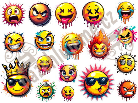 Samolepky arch Emoji 3