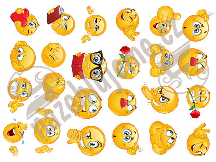 Samolepky arch Emoji