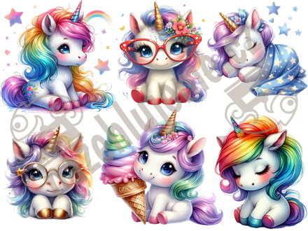 Samolepky Unicorn