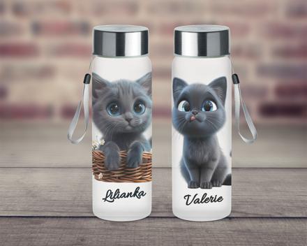 Skleněná lahev Mourek