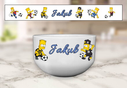 Snídaňová miska Bart fotbal