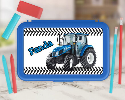 Svačinový box Modrý traktor