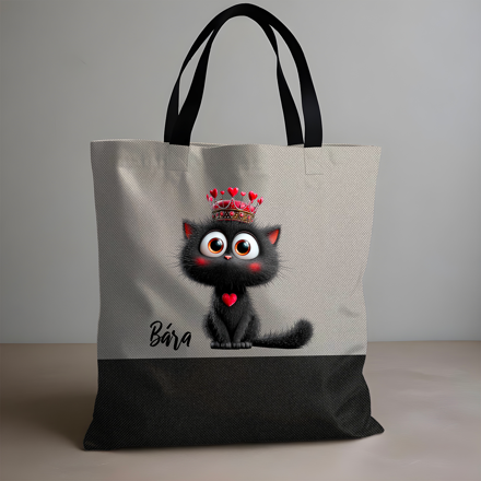 Skládací taška Černý kocourek