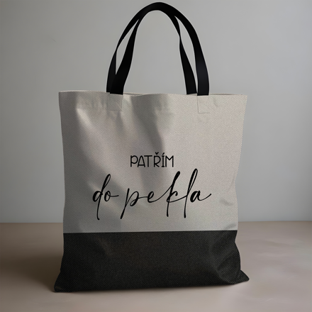 Skládací taška Patřím do pekla