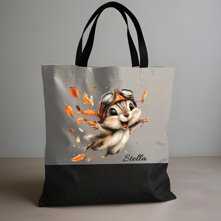 Skládací taška Podzimní kreslená zvířátka
