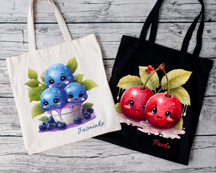 Bavlněná taška Kawaii Food