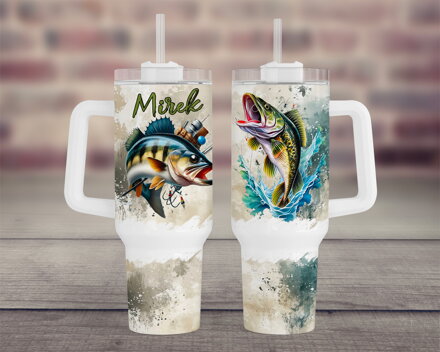 Maxi cestovní hrnek Rybaření