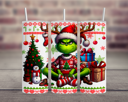 Termoska s brčkem Grinch 1