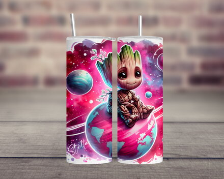 Termoska s brčkem Vesmírný G