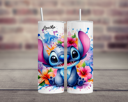 Termoska s brčkem Modrá příšerka