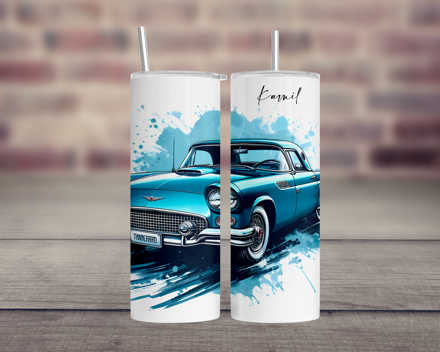 Termoska s brčkem Vintage Car