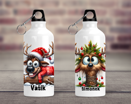 Cestovní hliníková lahev Crazy Sob