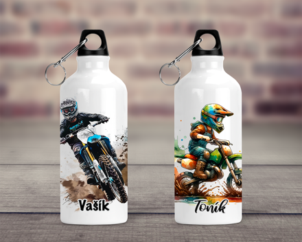 Cestovní hliníková lahev Motokros