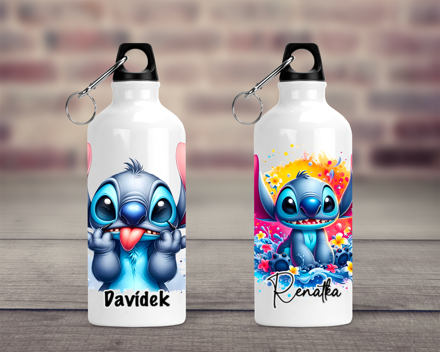 Cestovní hliníková lahev Modrá příšerka