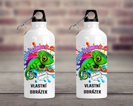 Cestovní hliníková lahev VLASTNÍ OBRÁZEK