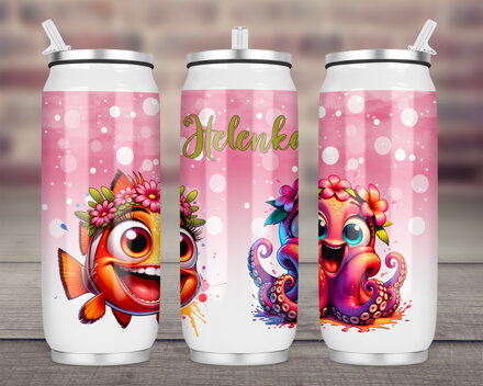 Termoska Coca-Cola celopotisk Bláznivá zvířátka