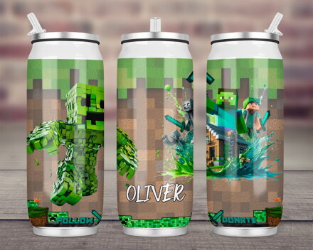 Termoska Coca-Cola celopotisk Svět kostek