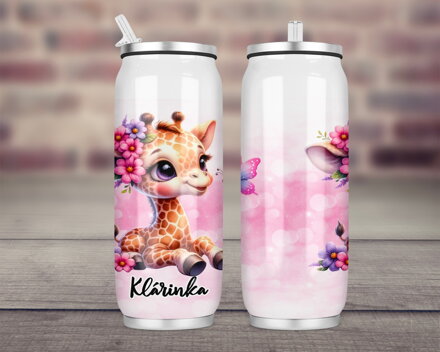 Termoska Coca-Cola celopotisk Květinová Žirafa