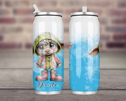 Termoska Coca-Cola celopotisk Zvířátka v dešti