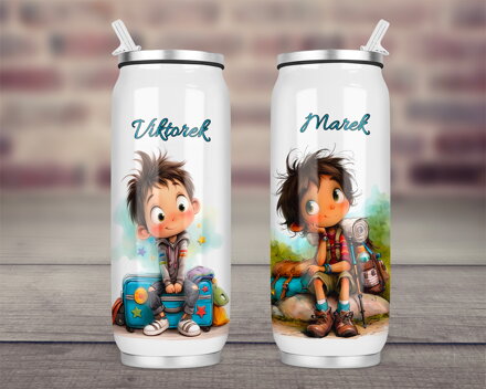 Termoska Coca-Cola Cestování kluk