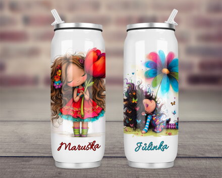 Termoska Coca-Cola Holčička s kytkou