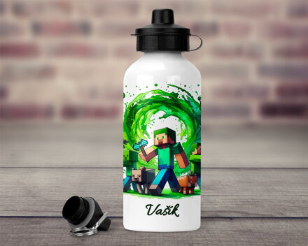 Dětská lahev Svět kostek