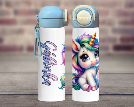 Termoska DUO Abeceda Unicorn