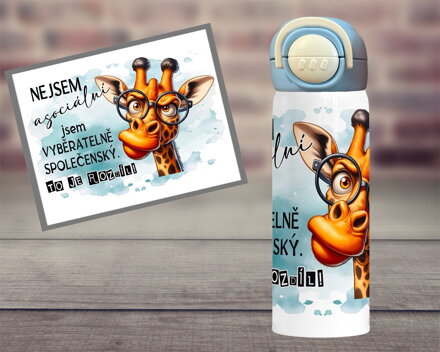 Termoska DUO Asociální - pro něj