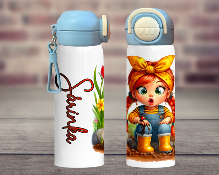 Termoska DUO Holčička v zahradě