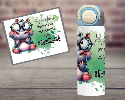 Termoska DUO Poslouchám