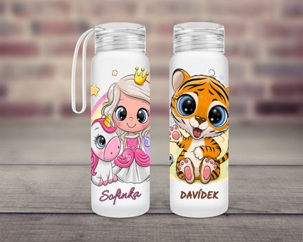 Nerezová lahev Mix obrázků