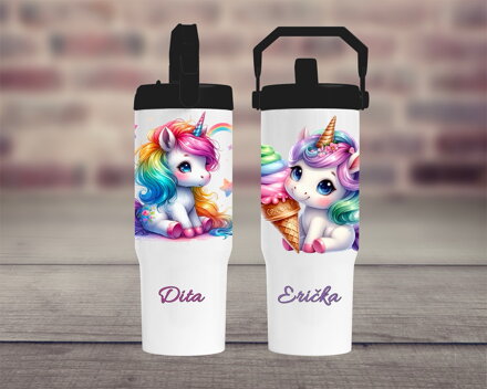 Termoska s pítkem Unicorn