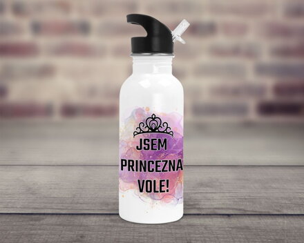 Sportovní lahev Jsem princezna Vole!