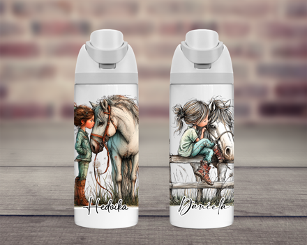 Termoska dvojitá Dívka s koněm