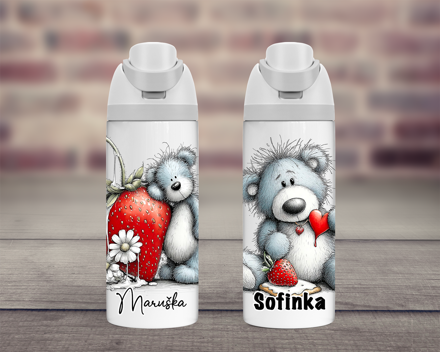 Termoska dvojitá Jahůdkový medvídek