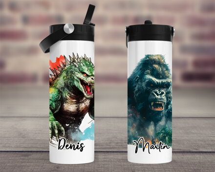 Termoska velká Godzila & King Kong