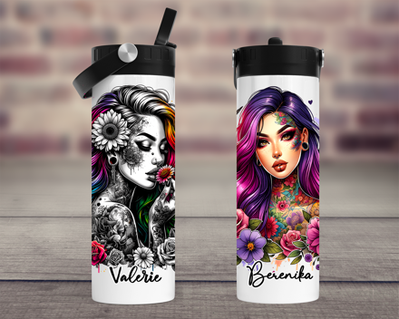 Termoska velká Tattoo Girl