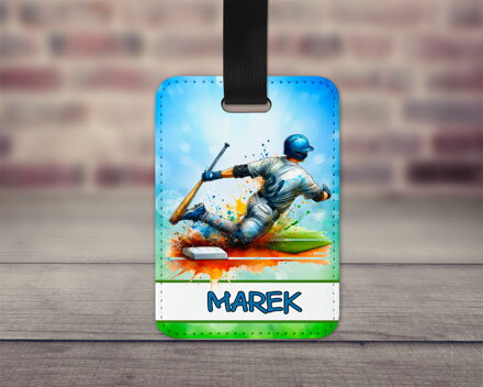 Visačka na zavazadlo Baseball