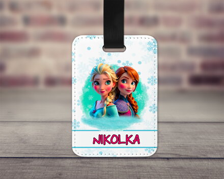 Visačka na zavazadlo Frozen