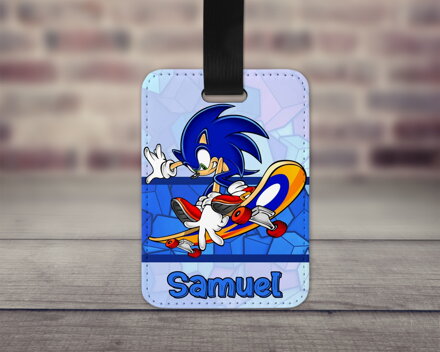 Visačka na zavazadlo Sonic