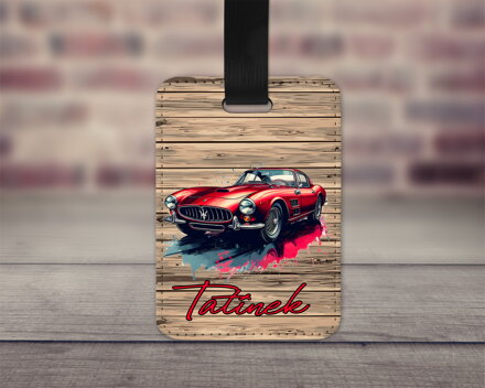 Visačka na zavazadlo Vintage Cars