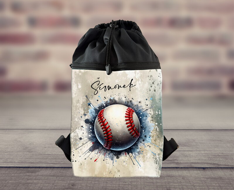 Dětský stahovací batoh Baseball